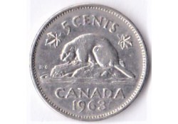 Canada 5 Cents 1963 Zf