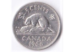 Canada 5 Cents 1966 Zf
