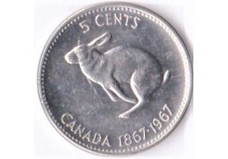 Canada 5 Cents 1867 / 1967 Zf