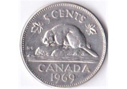 Canada 5 Cents 1969 Zf