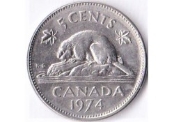 Canada 5 Cents 1974 Zf