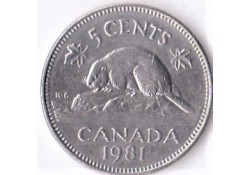 Canada 5 Cents 1981 Zf