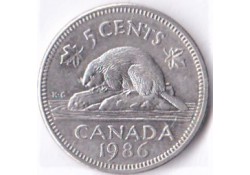 Canada 5 Cents 1986 Zf