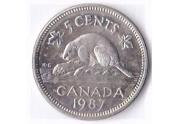 Canada 5 Cents 1987 Zf