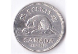 Canada 5 Cents 1867 / 1992 Zf-