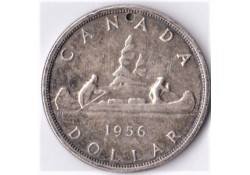 Canada Dollar 1956 Fr  Zilver