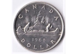 Canada Dollar 1968 Zf+