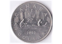 Canada Dollar 1980 Zf+