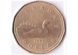 Canada 1 Dollar 1987 Zf+