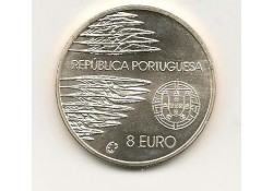Portugal 2005 8 Euro 60 jaar vrede en vrijheid Unc