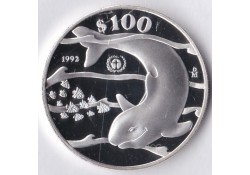 Mexico 1992 100 Pesos 'Wild...