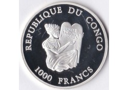 Congo 2003 1000 Franc 'Wild...