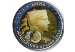 2 Euro Letland Introductie...