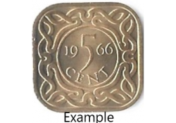 5 Cent Suriname 1966 Unc...