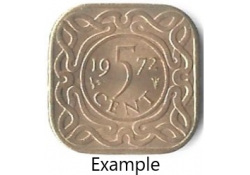 5 Cent Suriname 1972 Zf