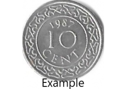 Suriname 10 Cent 1987 Zf