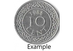 Suriname 10 Cent 1989 Zf