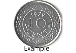 Suriname 10 Cent 1989 Unc