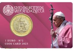 1 Euro Vaticaan 2023 in...