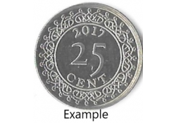 Suriname 25 Cents 2015 Unc