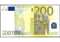 200 Euro Biljet met...