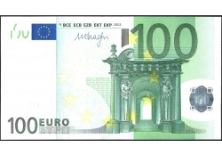 100 Euro biljet met...