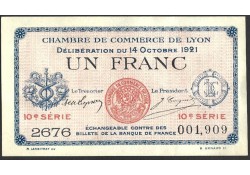 Frankrijk 1921 Chambre de...