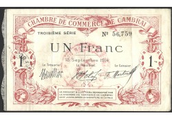 Frankrijk 1914 Chambre de...