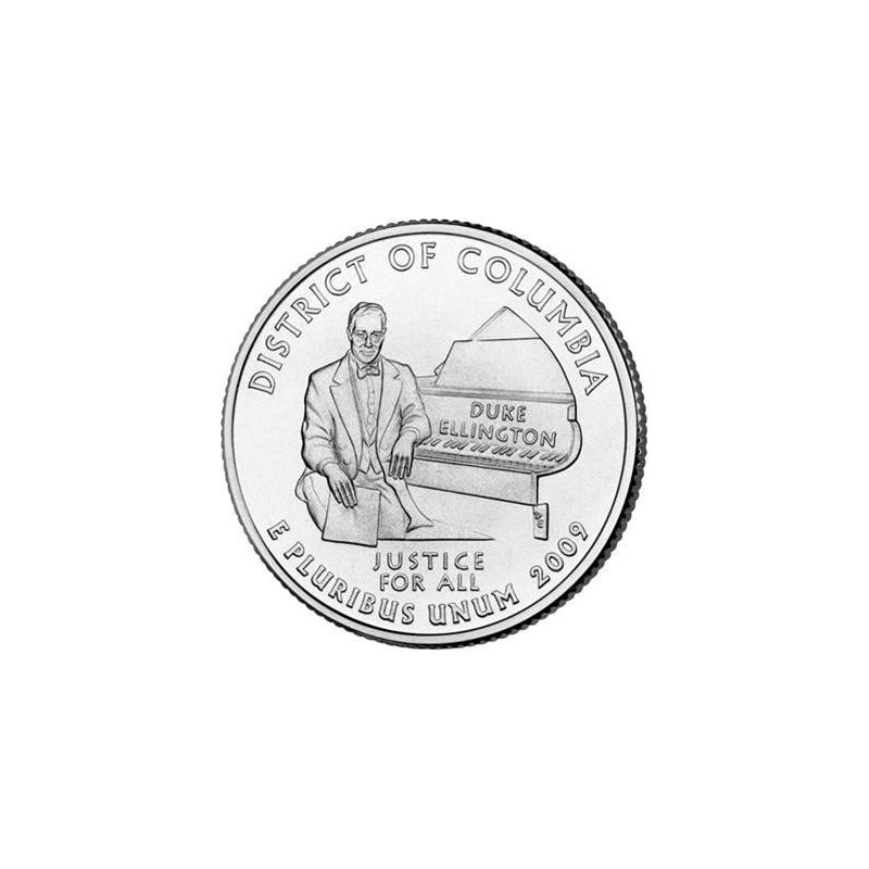 KM 445 U.S.A ¼ Dollar Colombia 2009 D UNC