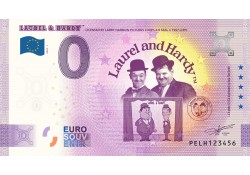 0 Euro biljet Nederland 2024- 'Laurel en Hardy-Theatre' Unc