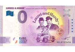 0 Euro biljet Italië 2024- 'Laurel en Hardy-Car' Unc