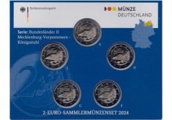 2 Euro Duitsland 2024 ADFG...