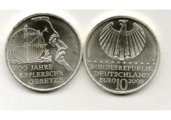 10 Euro Duitsland 2009 F Keplersche Gesetze