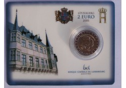 2 Euro Luxemburg 2005 Henri & Adolphe Bu In Coincard
