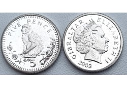 Gibraltar 2003 5 Pence...
