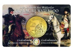 België 2015 2½ euro Slag bij waterloo in coincard Voorverkoop*