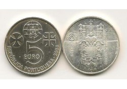 Portugal 2004 5 euro zilver Convento de Cristo