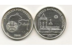Portugal 2004 5 euro zilver...