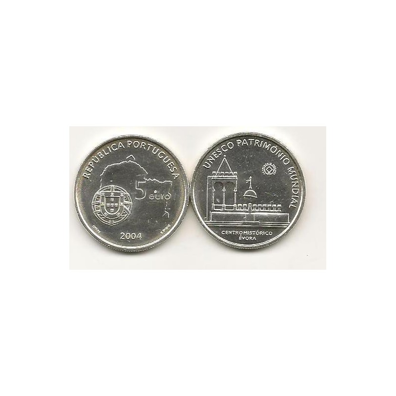 Portugal 2004 5 euro zilver Patrimonio Mundial