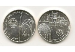 Portugal 2005 5 euro zilver...