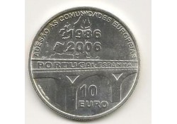 Portugal 2006 10 euro zilver 10 jaar lid EU