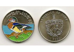 Km 552 Cuba 1 Peso 1996 Unc