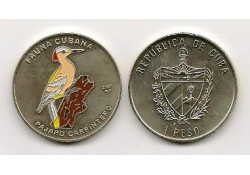 Km 829 Cuba 1 Peso 2001 Unc