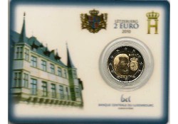 2 Euro Luxemburg 2010 Wapen van Henri Bu in coincard