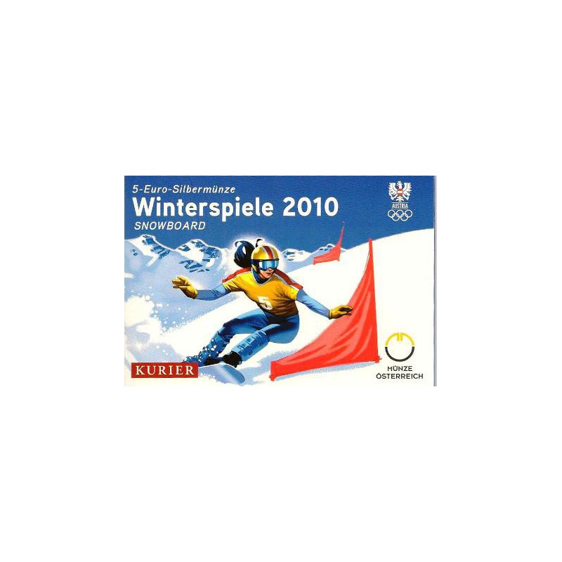 5 Euro Oostenrijk 2010, Snowboarder in Blister