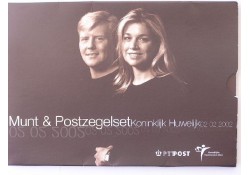 10 euro BU 2002 Huwelijk Willem-Alexander en Maxima met zegels