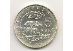 San Marino 2008 5 euro Planeet aarde Unc