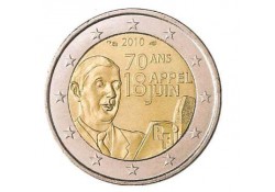 2 Euro Frankrijk 2010 Charles de Gaulle Unc