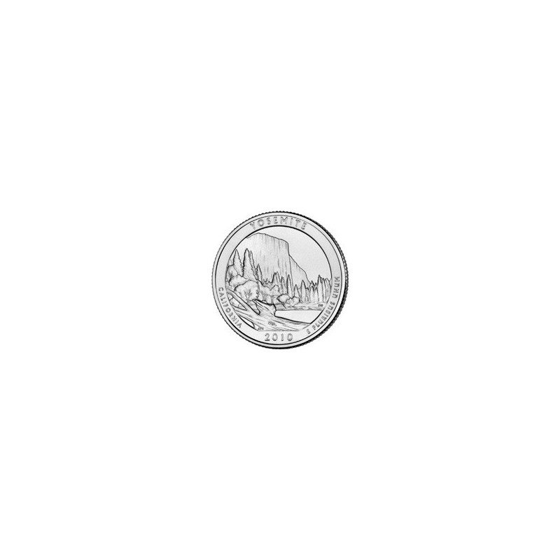 KM 471 U.S.A ¼ Dollar Yosemite 2010 P UNC