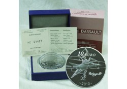 Frankrijk 2010 10 Euro Marcel Dassault incl doosje & cert.